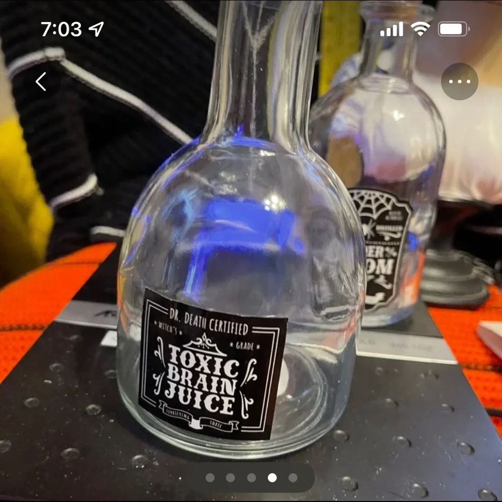 Set of 3 glass potion bottles Target
